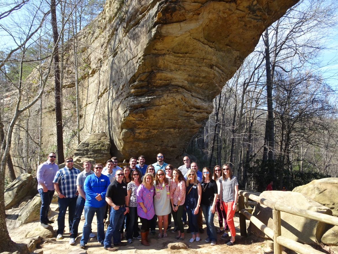 Group at Natural Bridge