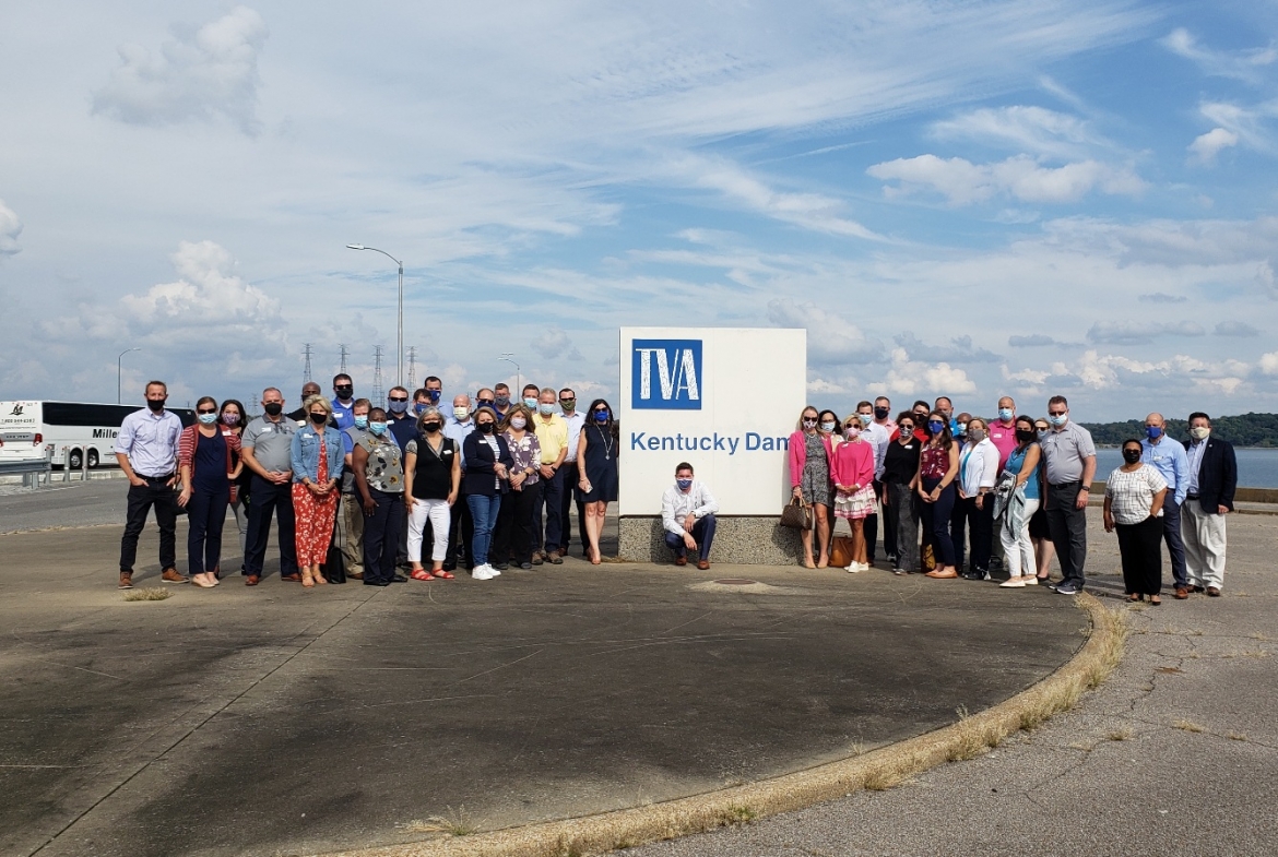 Leadership Kentucky 2021 visit to Kentucky Dam