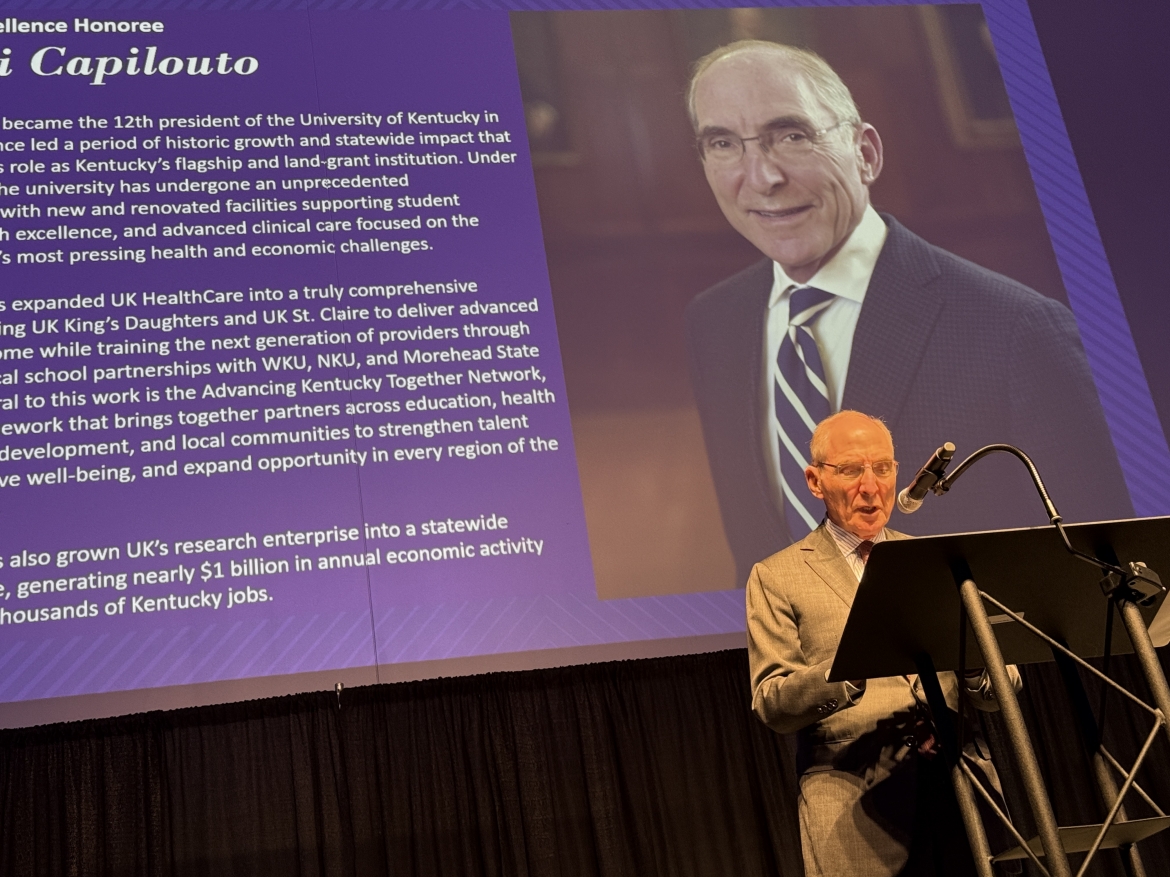 Dr. Eli Capilouto, 2025 Flame of Excellence Honoree